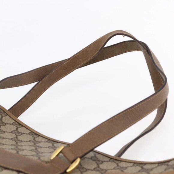 GUCCI GG Supreme Tote Bag PVC Beige Gold - Picture 8 of 16